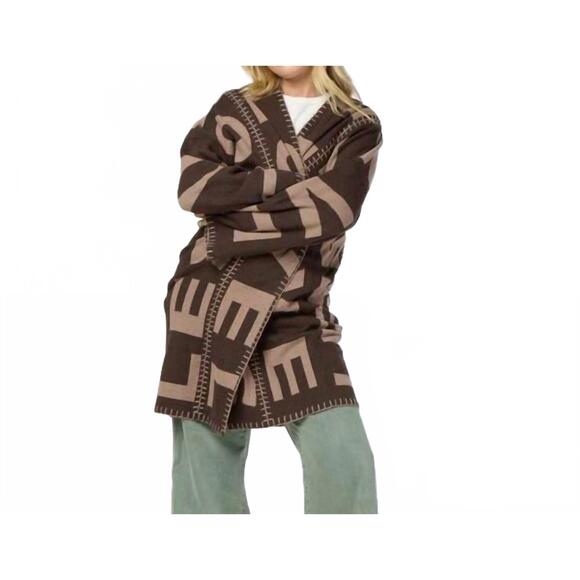 KERRI ROSENTHAL Sweaters - NEW KERRI ROSENTHAL blankie love lesson cardigan in cocoa